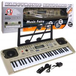 Vaikiškas pianinas  -sintezatorius su mikrofonu MQ-807USB